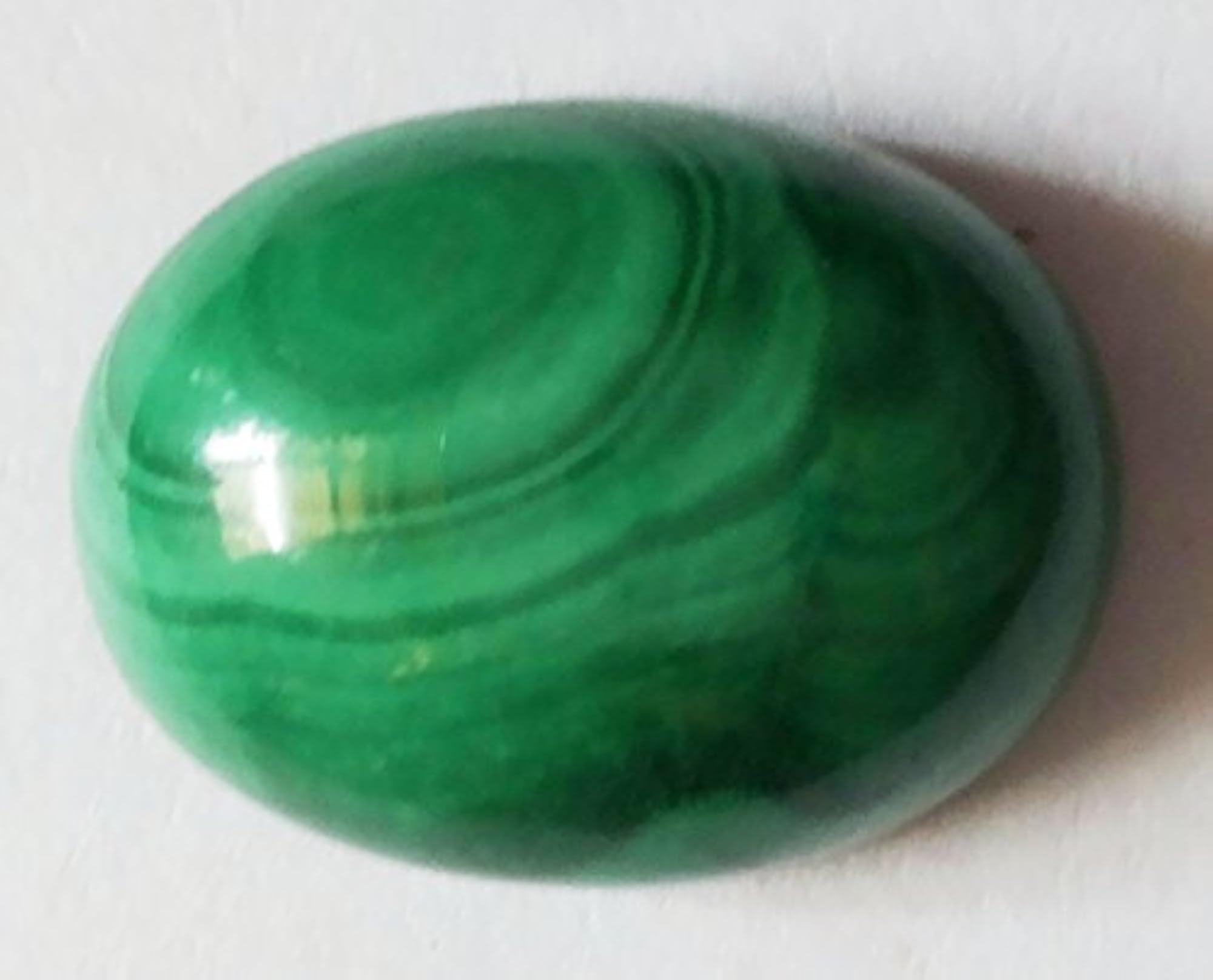 Natural Malachite Stone 12.7Cts, Unique Collectible