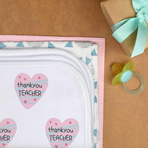 Azeeda 'Thankyou Teacher' Baby Burp/Wash Cloth (BC00029946)3