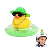 車のゴム製アヒルの装飾 | 自動車ダッシュボードのゴム製アヒルの装飾,ダッシュボード、ホーム、プール、帽子用のゴム素材の装飾ツール
