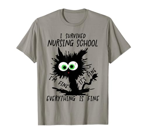 I Survived Nursing School Graduation 2025 2026 T-Shirt