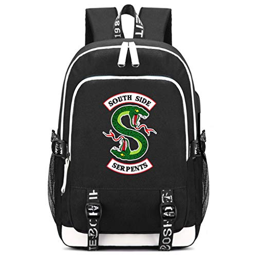 Memoryee Mochila Escolar Riverdale Southside Serpents de Ordenador portátil Impresa