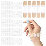 55 Pcs Wundverschlussstreifen 2 Stile, Reißverschluss Pflaster, Steri Strips Wundverschluss, Klammerpflaster, Notfall Wundverschluss, Erste Hilfe & Sicherheit für Camping & Outdoor(3 Größen)