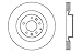 StopTech 127.45080R Sport Drilled/Slotted Brake Rotor (Front Right), 1 Pack