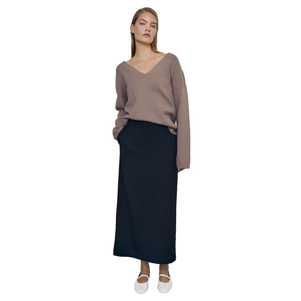 Object Objlisa Mw Women's Long Skirt Noos Skirt, Black, 3 UK