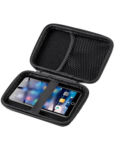 MP3 MP4 Player Case for Fanvace MP3 & MP4 Players with 4' Touchscreen and Speaker,UYRUREL Music Player Storage Bag,Tailored for Comprehensive Protection，Black.