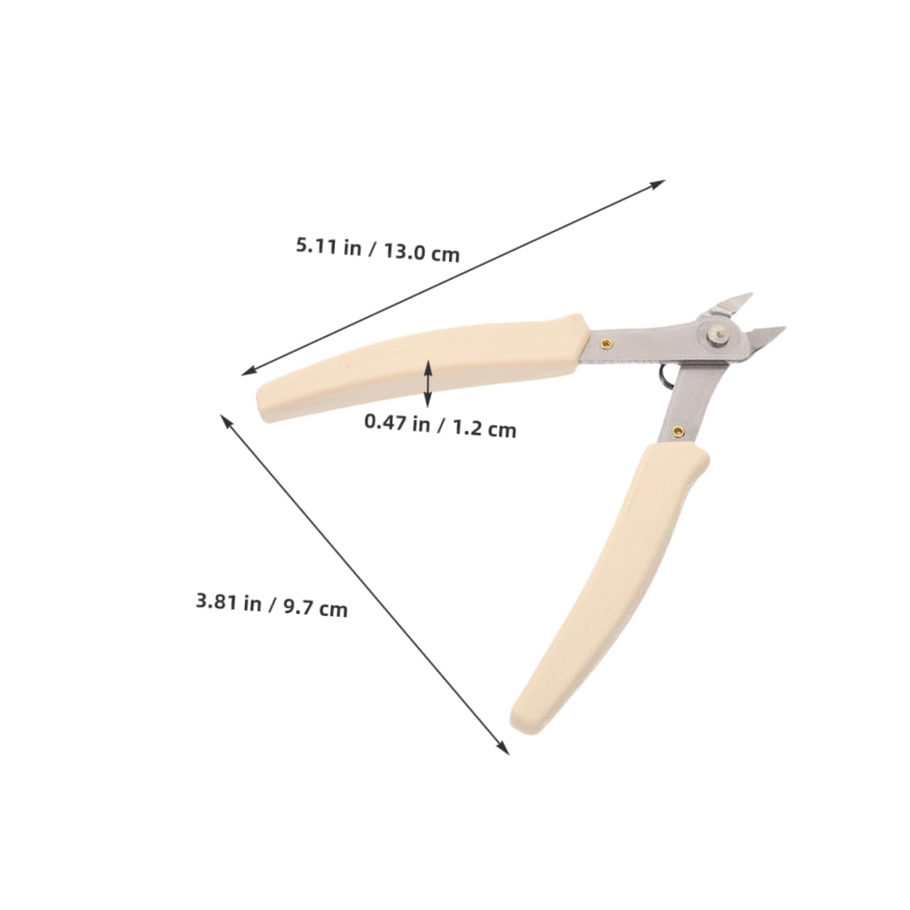 LIFKOME Stainless Steel Nail Art Scissor for Nail Art Rhinestone Picker Bead Picker