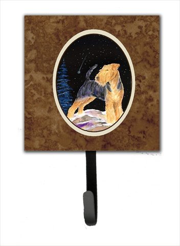 Starry Night Welsh Terrier Leash Holder Or Key Hook