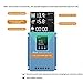 Solar Charge Controller 120A 12V 24V 36V 48V Intelligent Recognition LCD Display Battery Intelligent Regulator Maximum 100V Input Dual USB for Lead Acid/Lithium Battery (SA120A)