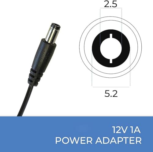 LEYF Adattatore di Alimentazione 12V DC 1A, AC