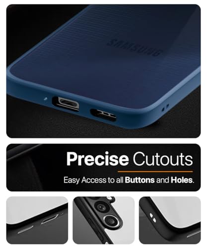 Image of WOW IMAGINE Shockproof Hybrid Back Cover for Samsung Galaxy M35 5G | Hard Slim fit Back Case | PC & TPU | Clear Transparent Case - Blue