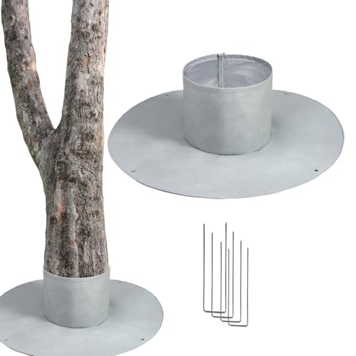 ヤシの木 根カバー - 冬の樹幹保護 - 植物根保護器 地面釘付き | フェンス 景観 ガーデン 農場 林業 アウトドア 裏庭 果樹 ヤシ用