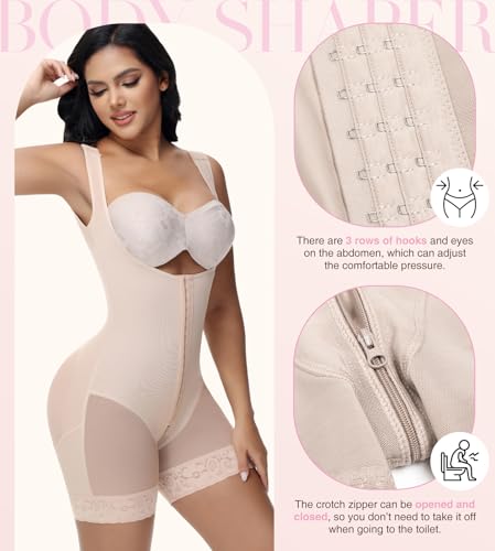 SHAPSHE Fajas Colombianas Shapewear Tummy Control Post Surgery Compression Garment Butt Lifter Body Shaper Stage 2 Bbl2