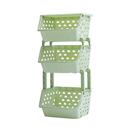JN Fruit and vegetable basket Vegetable Rack Kitchen Shelf Multi-layer Basket Toy Snack Storage Rack Fruit And Vegetable Storage Shelf strong and sturdy Multifunctional storage basket