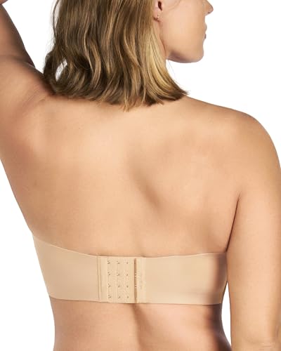 HSIA Strapless Bra for Women Large Bust Seamless Underwire Plus Size Convertible Bandeau Bra,Black3