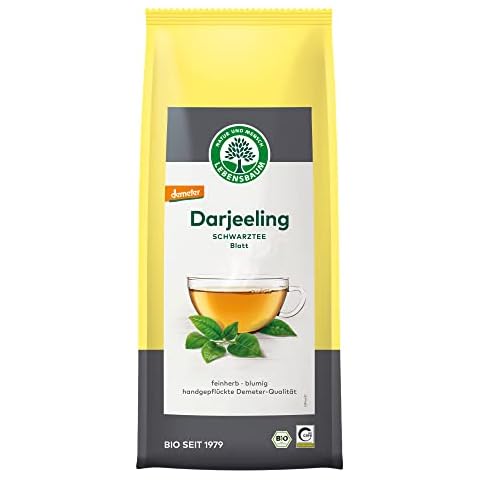 Lebensbaum Darjeeling Schwarztee ganzes Blatt, indischer Bio-Tee, Schwarzer Tee mit feinherb-blumigen Geschmack, loser Tee Cover