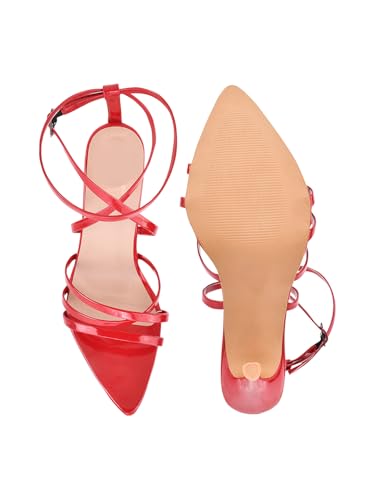 Image of TRYME Alluring & Stylish Pencil Heel sandals Strappy High Stilettos HeelSandals Casual Party Comfortable Sole For Women And Girls