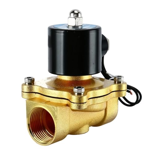 Électrovanne électrique 1 pouce eau 220V normalement fermée BSP 120°C