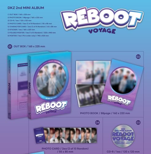DKZ Reboot le coffret CD parfait à offrir avec deux versions et deux posters - 4