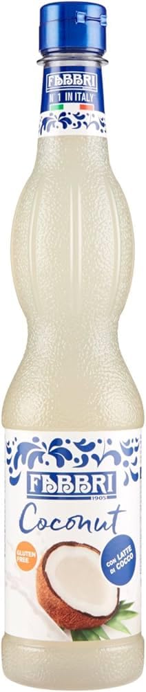 Sciroppo al Cocco, 6 Bottiglie da 560 ml, Totale 3,36 L