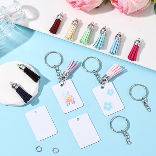 Porte Clés Vierges à Sublimation Double Face pour Créations Personnalisées Souvenirs de Vacances - 6