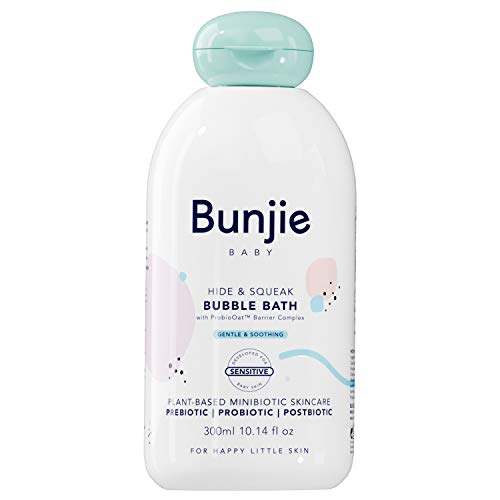 Bunjie - Hide and Squeak Bubble Bath - Prebiotic and Probiotic Baby Skincare, 300ml
