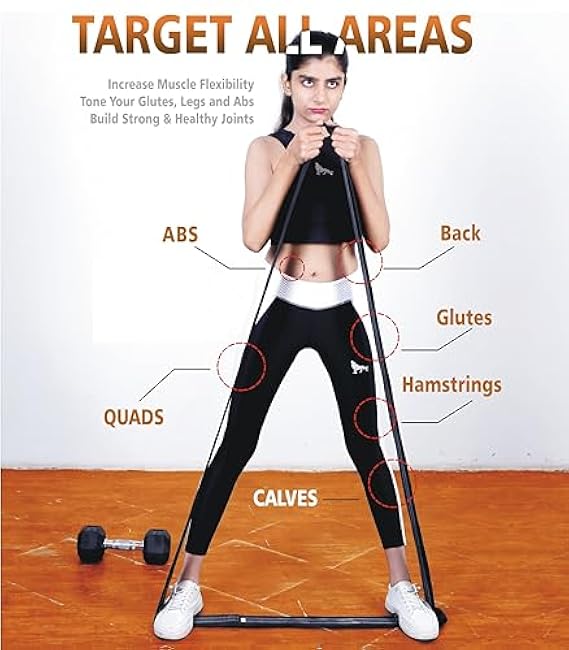 Premium Performance 76 Extended-Length High-Resistance Bands for Ultimate Strength, Mobility, and Plyometric Workouts