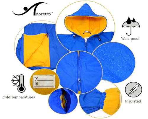 Parka de natación Adoretex Solid      Go to product viewer dialog for this item.               con forro de oro para natadores 4
