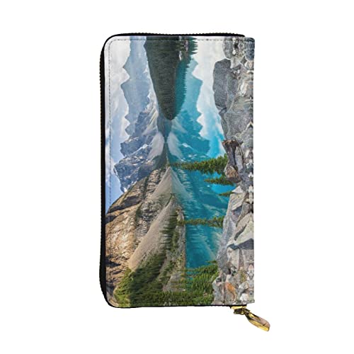 Portefeuille cuir système solaire grande capacité pour homme et femme