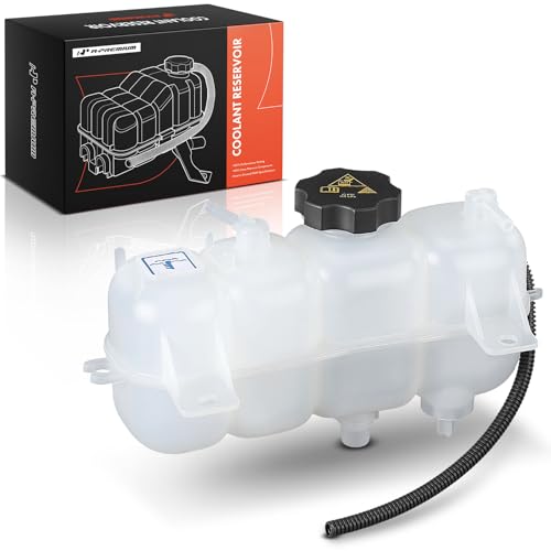 A-Premium Engine Coolant Overflow Recovery Reservoir Tank [with Cap & Hose] Compatible with Jeep KL Series Cherokee 2019 2020 2021 2022 2023, 2.0L, FWD