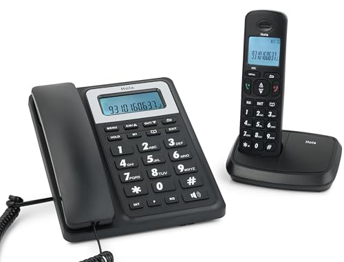 Image of Hola TC 900 Corded & Cordless Combo Phone (1+1)