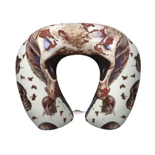 Almohada U Espuma Viscoelástica Tamaño Único Negro miniatura 1