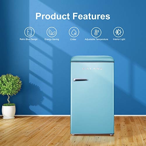 Galanz GLR35BEER Retro Compact Refrigerator Crazymos