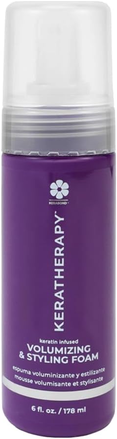 KERATHERAPY Keratin Infused Nourishing Styling Foam, 6 Fl Oz