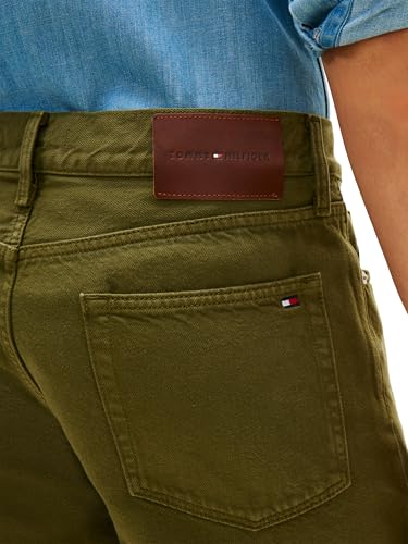 Tommy Hilfiger Herren Jeans Hose Regular Dover Straight Fit, Grün (Dark Artichoke), 30W/30L – Ansicht 4