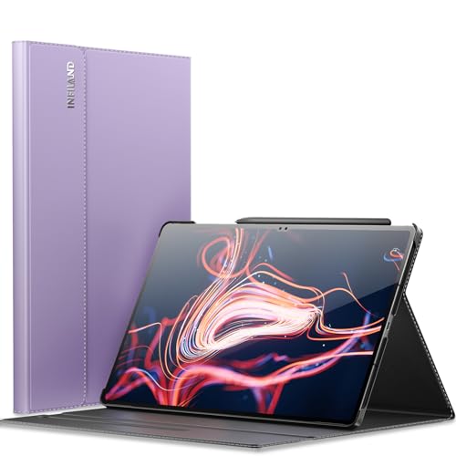 INFILAND Funda para Galaxy Tab S10 Ultra/S9 Ultra/S8 Ultra de 14.6 pulgadas, funda con soporte multiángulo compatible con Samsung Galaxy Tab S10 Ultra/S9 Ultra/S8 Ultra Tablet [encendido y apagado