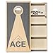 ACE PRO Silver Inverse Triangle | Professional Cornhole Board Set, No Bounce! Triple Wide Legs, 3/4in Baltic Birch Plywood, Regulation Size, Tournament Style, American Official, Made in USA -  Tailgating Sports, LLC, CA-BOARDS-INV-TRI-SILVER