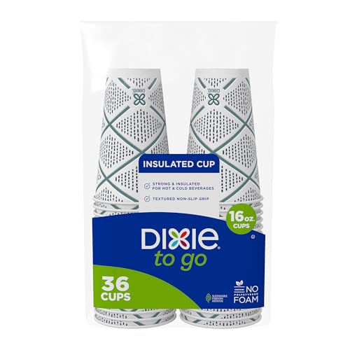 Dixie To Go 16 oz Paper Cups