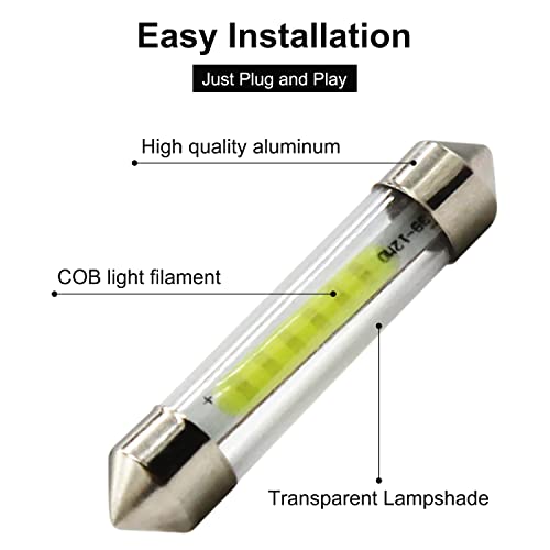 Ccbaseball 4Pcs Rv Refrigerator Light Bulb, Dc12V Replacement Rv Fridge Light Bulbs, Super Bright Low Power Refrigerator Interior Light Led Bulb For Trailer Camper Motorhome #TOP3