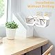 Bebochoi 2 Stück Brillenhalter Wand Brillenaufbewahrung, Sonnenbrillen Organizer, Wandmontage Brillen Organizer Kein Bohren Erforderlich, für Aufbewahrung Brillen, Sonnenbrillen