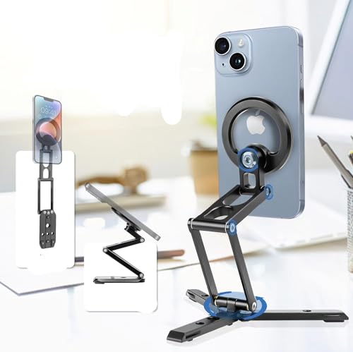 Support de téléphone magnétique pour escalade avec bras extensible réglable