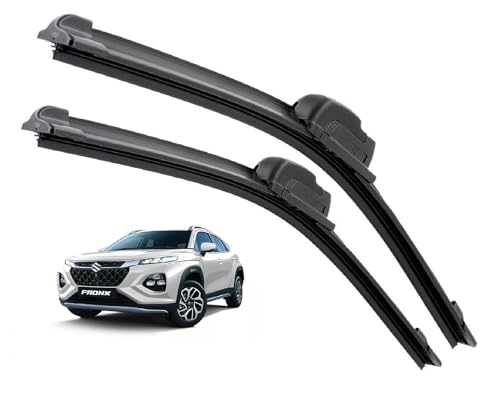 Image of Euro Care Windshield Car Wiper Blades Compatibility With Maruti Fronx - Set of 2Pc (D-21,P-18)