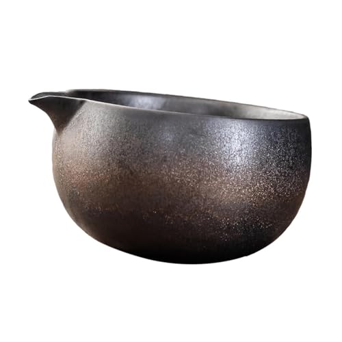 注ぎ口付きセラミック抹茶ボウル、手作り和風茶抹茶セレモニー茶碗 600 ミリリットルサラダジュースカップ, スタイルD