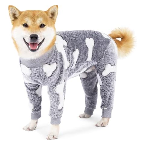 Greyoe Flannel Dog Pyjamas for Winter Cover