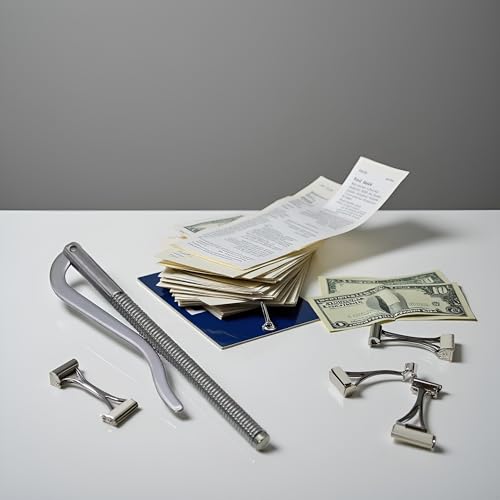 1Pc Black Metal Bifold Money Clip Bar Wallet Replace Parts Spring Clamp Cash Holder,Wallets,Card Cases and Money Organizers Accessories2