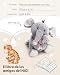 Imagen de NICI Peluche elefanta de 20 cm con elefantito de 6 cm