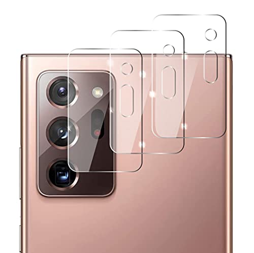 QUITECO Protector Lente Cámara para Samsung Galaxy Note 20 Ultra/Note 20 Ultra 5G [3 Piezas] Vidrio Cristal Templado Cámara Trasera