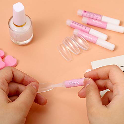 6 Pezzi 2g Nail Bond colla per Unghie Finte Super