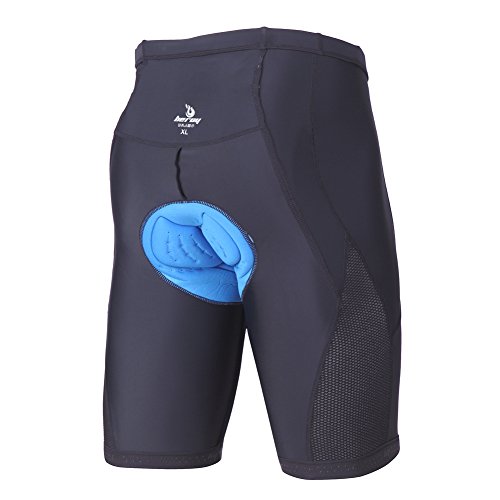 Image of beroy Men's Comfortable Bicycle Cycling Pants, 3D Padded Bike Shorts