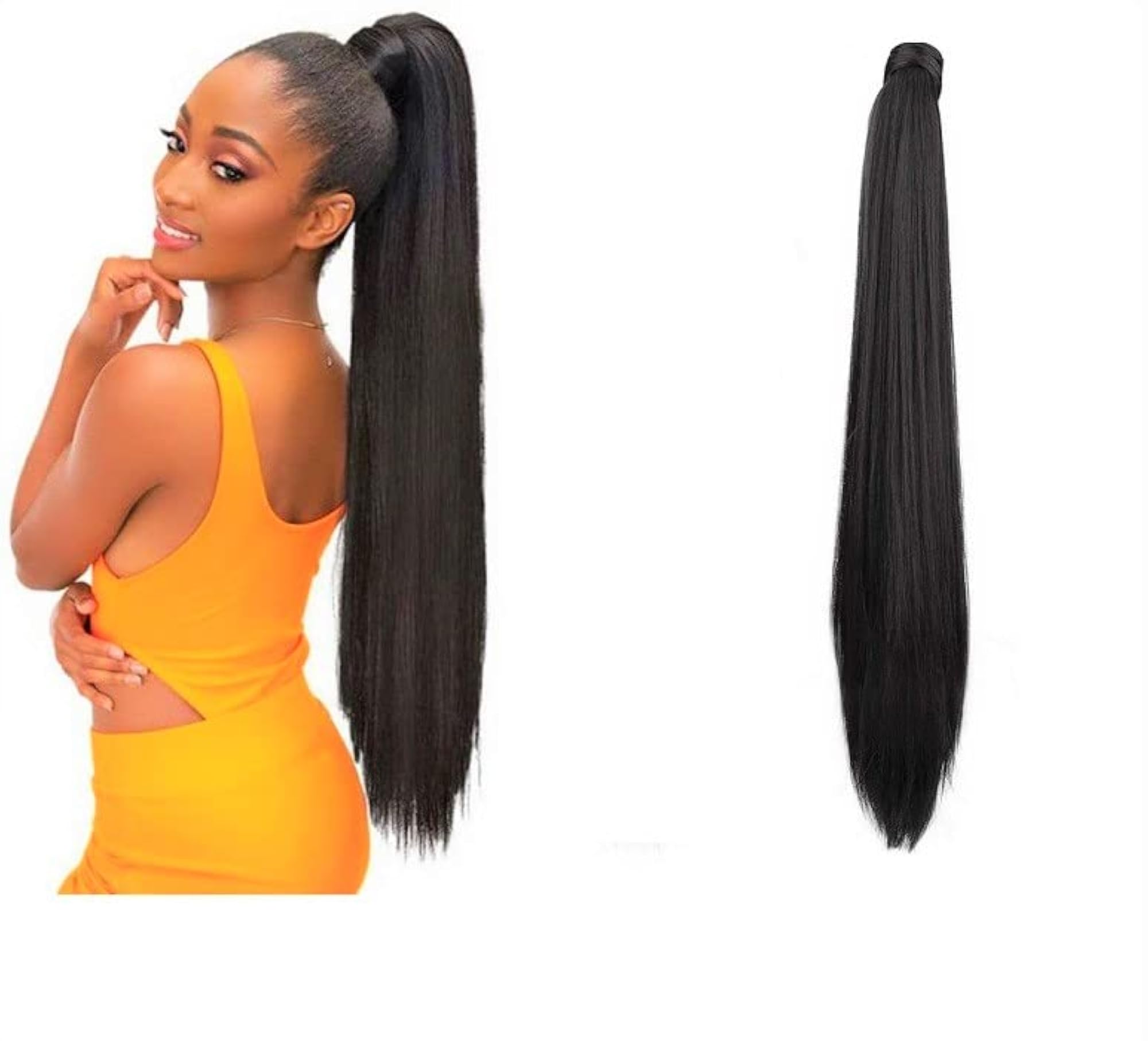 30" Long Wrap Around Ponytail Hair Extension