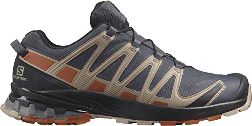 Salomon Men's Xa Pro 3D V8 Gore-Tex Trail Running Shoes, Ebony/Caramel Cafe/Black, 10.5 Wide #TOP7